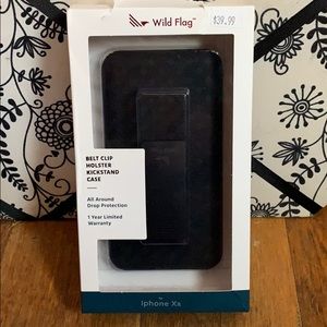 iPhone XR Belt Clip holster kickstand case